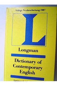 Longman Dictionary of Contemporary English (DCE) A Langenscheidt-Longman Dictionary / A Langenscheidt-Longman Dictionary
