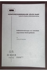 Erdbebenberechnungen von unterirdisch angeordneten Reaktorgebäuden.   - Kernforschungsanlage Jülich: Nr. 1445.
