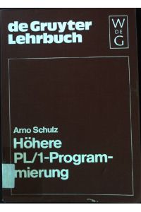 Höhere PL.   - De-Gruyter-Lehrbuch