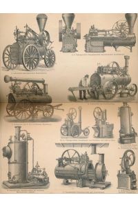 Lokomobilen und transportable Dampfmaschinen