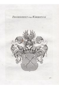 Freiherren von Warkotsch - Warkotsch Wappen coat of arms Heraldik heraldry