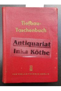 Tiefbau-Taschenbuch -