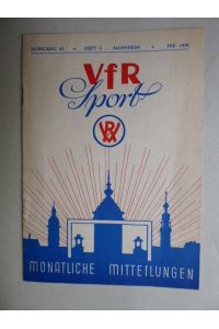 VFR Sport. Monatliche Mitteilungen. Jahrgang 43 Hefts 2 Februar 1956.   - Verein für Rasenspiele e.V.