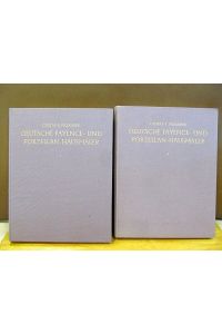 Deutsche Fayence- und Porzellan-Hausmaler. Zweite Auflage, unveränderter Nachdruck der Erstauflage von 1925. Band 1-2 ( so vollständig )