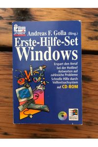 Erste - Hilfe - Set Windows: Erspart den Anruf bei der Hotline! Antworten auf zahlreiche Probleme. Schnelle Hilfe durch Volltextsuchsystem auf CD - ROM.
