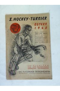 X. Hockey-Turnier Ostern 1948 Spielzeiten Vor- und Nachmittags Karfreitag - Ostermontag