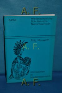 Klimazonen in Niederösterreich.   - [Hrsg.-Gremium: Herbert Binder ...] / Wissenschaftliche Schriftenreihe Niederösterreich 84/85