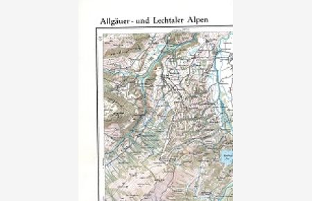 Alpenvereinskarte Allgäuer-Lechtaler Alpen Westblatt