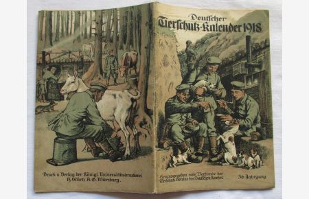 Deutscher Tierschutzkalender 1918 - 36. Jahrgang