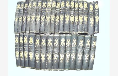 Goethe's sämmtliche Werke in vierzig Bänden.   - 34 Bänder von 40 Bändern