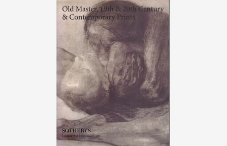 Old Master, 19th & 20th Century & Contemporary Prints - Sotheby's London, 5 & 6 December 1996.