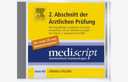 Mediscript Hammerexamen CD-ROM 8/06  - GK2 und GK3 3/01 - 8/06