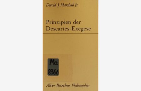 Prinzipien der Descartes-Exegese.