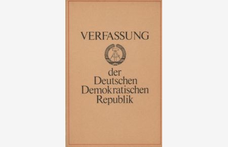Verfassung der Deutschen Demokratischen Republik