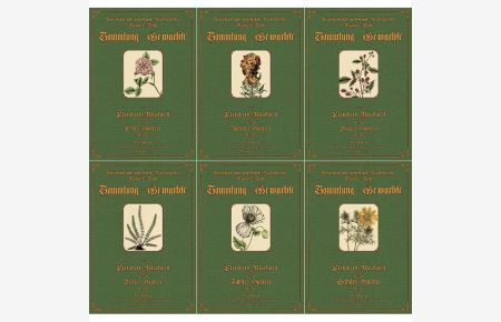 Vermehrtes und verbessertes Blackwellisches Kräuter-Buch (6 Bände)  - Das ist Elisabeth Blackwells Sammlung der Gewächse die zum Arzney-Gebrauch in den Apothecken aufbehalten werden deren Beschreibung und Kräfften
