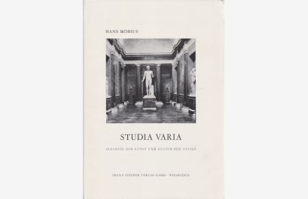 Studia varia : Aufsätze zur Kunst und Kultur der Antike.
