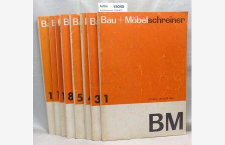 Bau + Möbelschreiner 1966. 9 Monatshefte