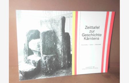 Zeittafel zur Geschichte Kärntens. Geschichte, Kultur, Wirtschaft.