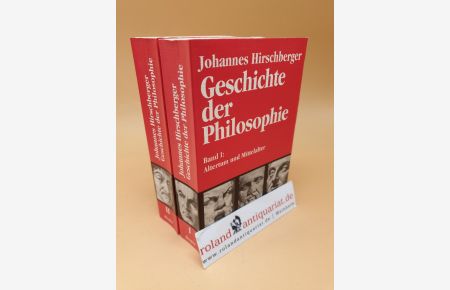 Geschichte der Philosophie ; Band 1: Altertum und Mittelalter ; Band 2: Neuzeit und Gegenwart ; Band 1+2 ; (2 Bände)
