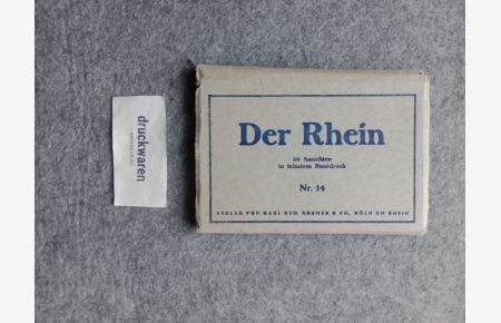 Der Rhein - 20 Ansichten in feinstem Buntdruck Nr. 14.