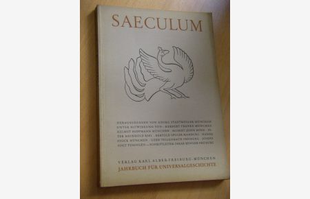 Saeculum. Jahrbuch für Universalgeschichte. Band 3, Heft 4, Jahrgang 1952