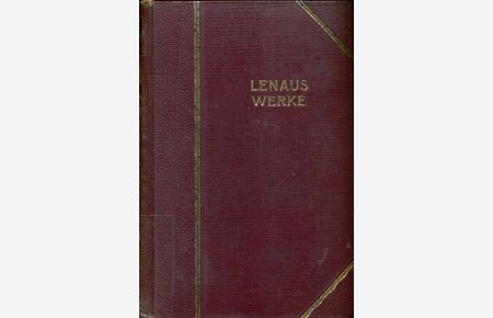Lenaus Werke - Erster Teil: Gedichte