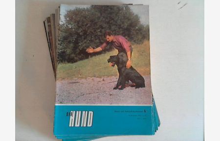 Der Hund. Zeitschrift für das Hundewesen der Deutschen Demokratischen Rlik. Ausgabe: A. Dienst- und Gebrauchshunderassen. 18. Jahrgang, 1969. Heft 1-12.