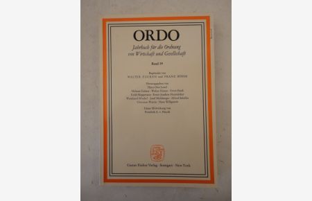 ORDO. Jahrbuch für die Ordnung von Wirtschaft und Gesellschaft Band 39
