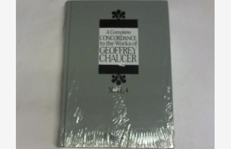 A Complete Concordance to the Works of Geoffrey Chaucer. Edited by Akio Oizumi and programmed by Kunihiro Miki. Vol. 13, Supplement series 3: A Lexical Concordance to the Works of Geoffrey Chaucer, vol. IV: S-T