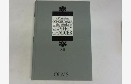 A Complete Concordance to the Works of Geoffrey ChaucerEdited by Akio Oizumi and programmed by Kunihiro Miki. Vol. 12, Supplement series 2: Rhyme Concordances to Troilus and Criseyde; The Legend of Good Women; The Short Poems; Poems Not Ascribed to Chaucer in the Manuscripts; The Romaunt of the Rose; An Integrated Rhyme Word Index to Chaucer`s Poetical Works