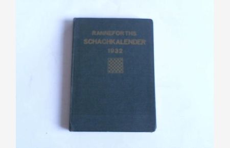 Ranneforths Schachkalender 1932