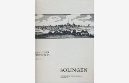 Rheinischer Städteatlas; Teil: Nr. 30 : Lfg. 5. , Solingen.   - Bearb. Reinhold Kaiser