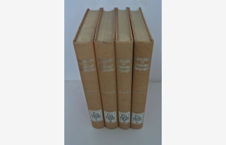 Dictionary of National Biography. (4 Bde / 4 vol. set)