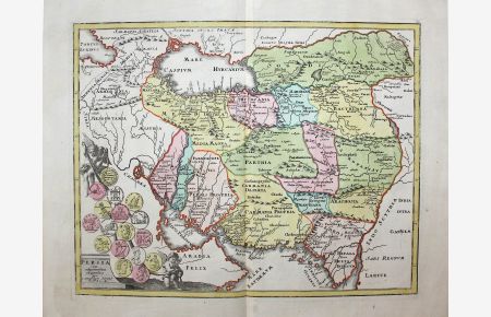 Africa Vetus - Africa Afrika Kontinent continent Karte map copper engraving