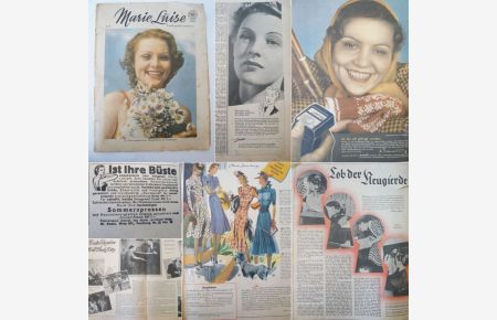 Marie Luise Deutsche Familien-Illustrierte. Heft Nr. 27 vom 28. Juni 1939, 7. Jahrgang 1939