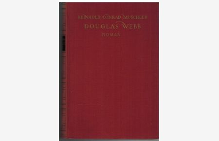 Douglas Webb. Roman.