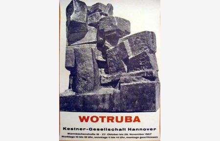 27. Oktober bis 26. November 1967. [Plakat] Kestner-Gesellschaft Hannover.