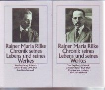 Rainer Maria Rilke, Chronik seines Lebens und seines Werkes: Ester Band: 1875-1920