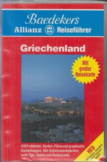 Griechenland, Baedekers Allianz-Reiseführer - Ausgabe 1989 - BAEDEKER/ALL