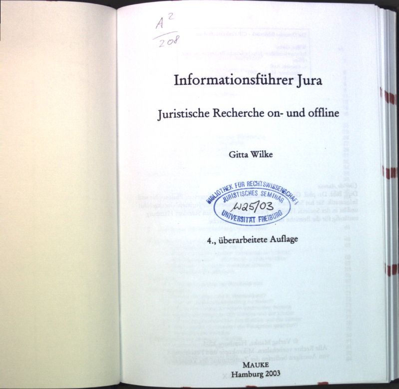 Informationsführer Jura
