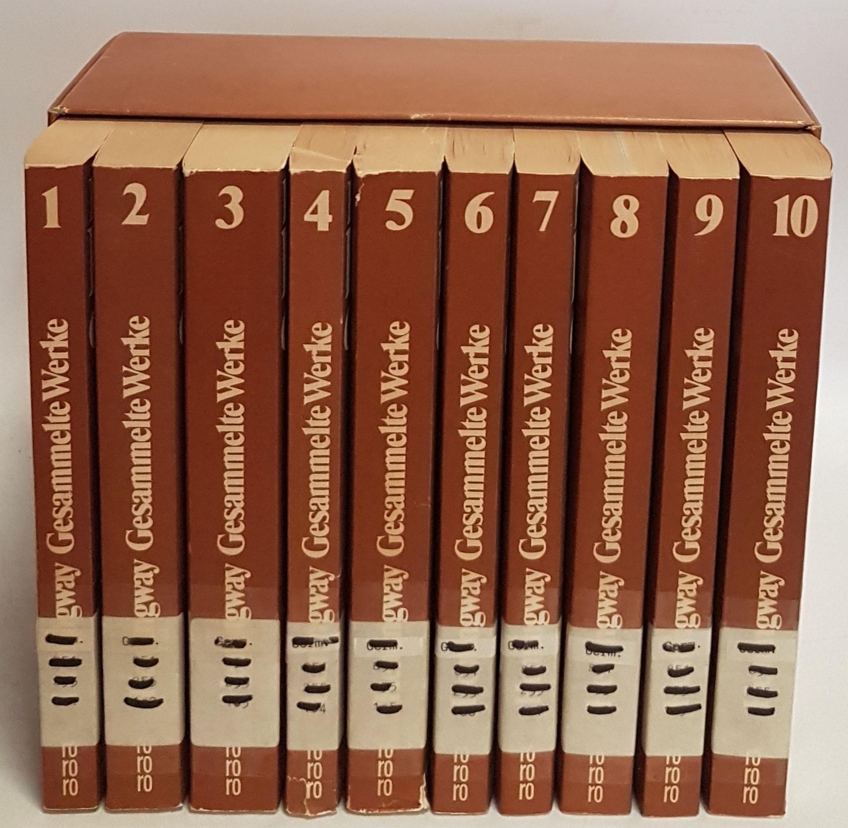 Gesammelte Werke in zehn Bänden (KOMPLETT im Schuber) - Hemingway, Ernest