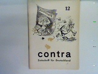 Contra. Politisch-literarische Flugschrift Nr. 12, 2. Jahrgang 1961