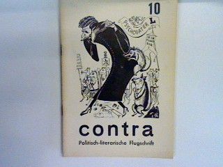 Contra. Politisch-literarische Flugschrift Nr. 10 2. Jahrgang 1961 - Psychopater Leppich
