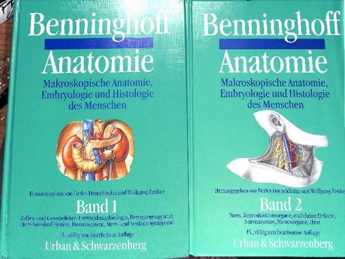 Anatomie, 2 Bde. Bd.2, Niere, Reproduktionsorgane, endokrine Drüsen, Nervensystem, Sinnesorgane, Haut , 15. völlig neu bearbeitete Auflage