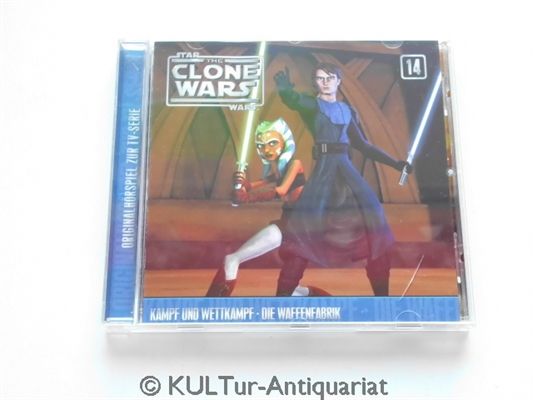 The Clone Wars 14: Kampf und Wettkampf / Die Waffenfabrik (Audio-CD). - Star Wars