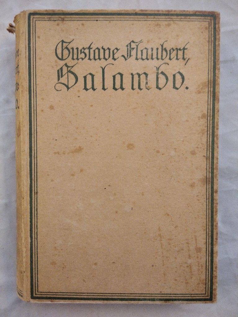 Salambo. - Flaubert, Gustave