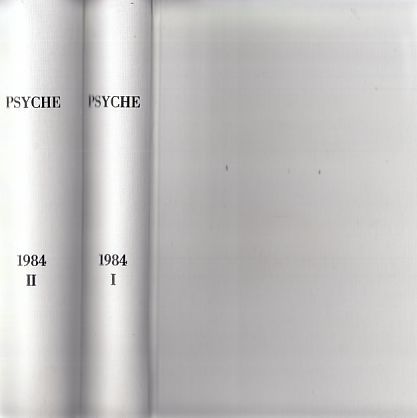 2 BÄNDE) Psyche. Jahrgang 1984. I und II. Zeitschrift für Psychoanalyse und ihre Anwendungen. - Mitscherlich-Nielsen, Margarete (Hrsg.) u.a.