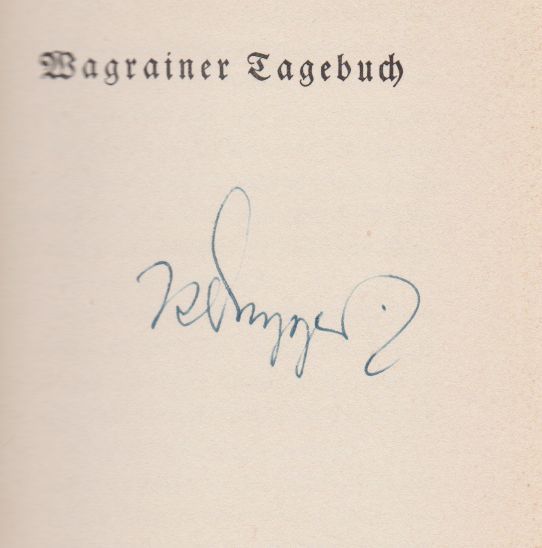 Wagrainer Tagebuch und andere Aufzeichnungen. - Waggerl, Karl Heinrich