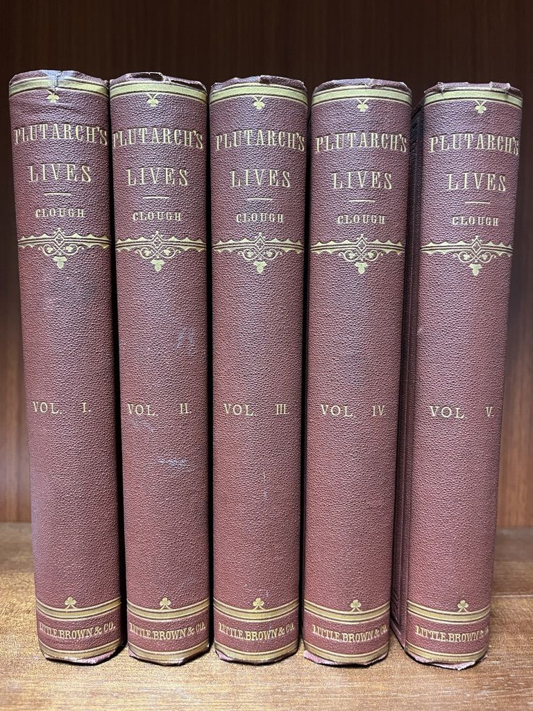 Plutarch's Lives: The Translation called Dryden's, 5 Vol. tg. - Clough, A. H.