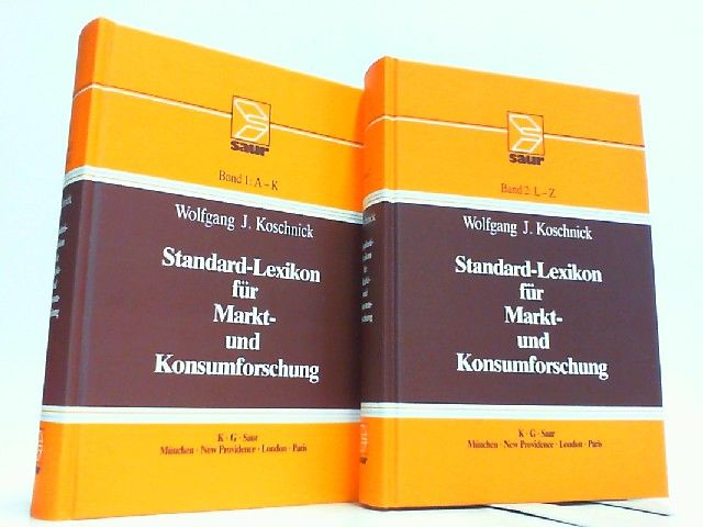Standard-Lexikon für Markt- und Konsumforschung (A-Z, 2 Bde. =komplett)
